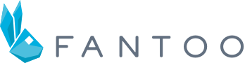 Fantoo logo including the bunny head and company name